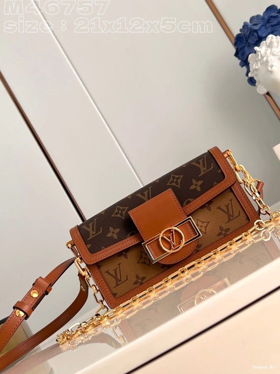 West-21*12*5CM East DAUPHINE LOUIS VUITTON 0804